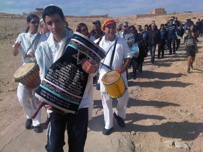 Saru productions Event - bar mitzvah at Masada - israel